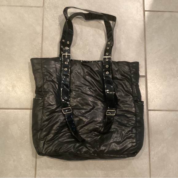 Large Black Nylon Tote - Picture 8 of 8